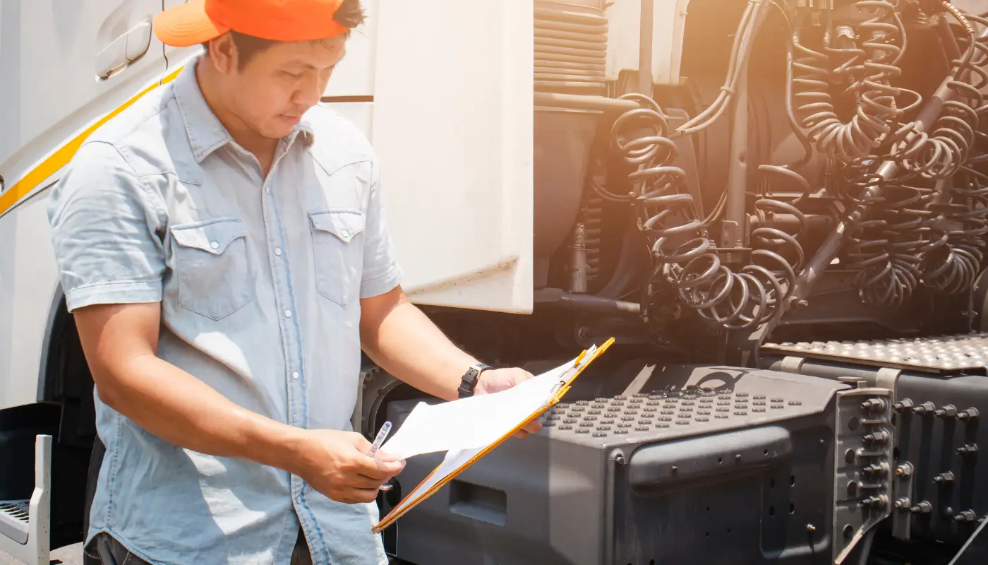 Checklist automatizado em frotas: 7 vantagens