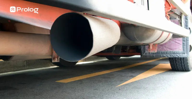 Sistema de exaustão do caminhão: sinais e prevenção